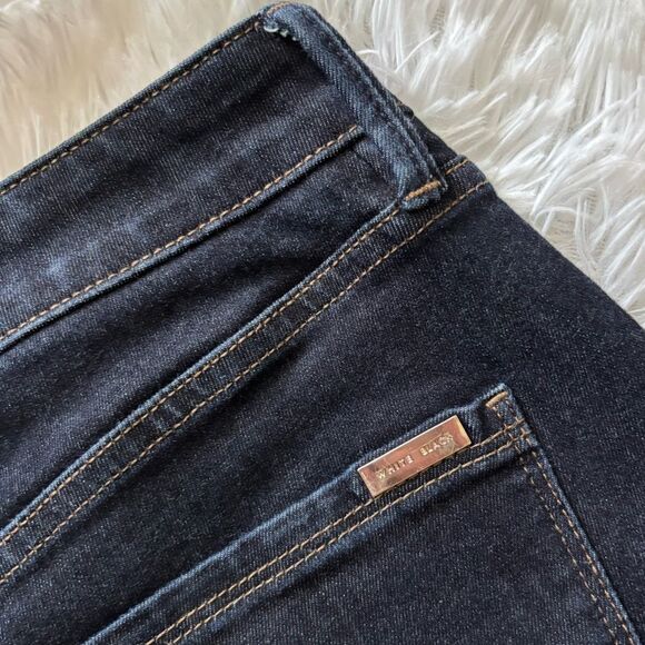WHBM Jeans The Sculpt Skinny Flare Stretchy Hi Rise Womens Size 4 - Picture 5 of 10